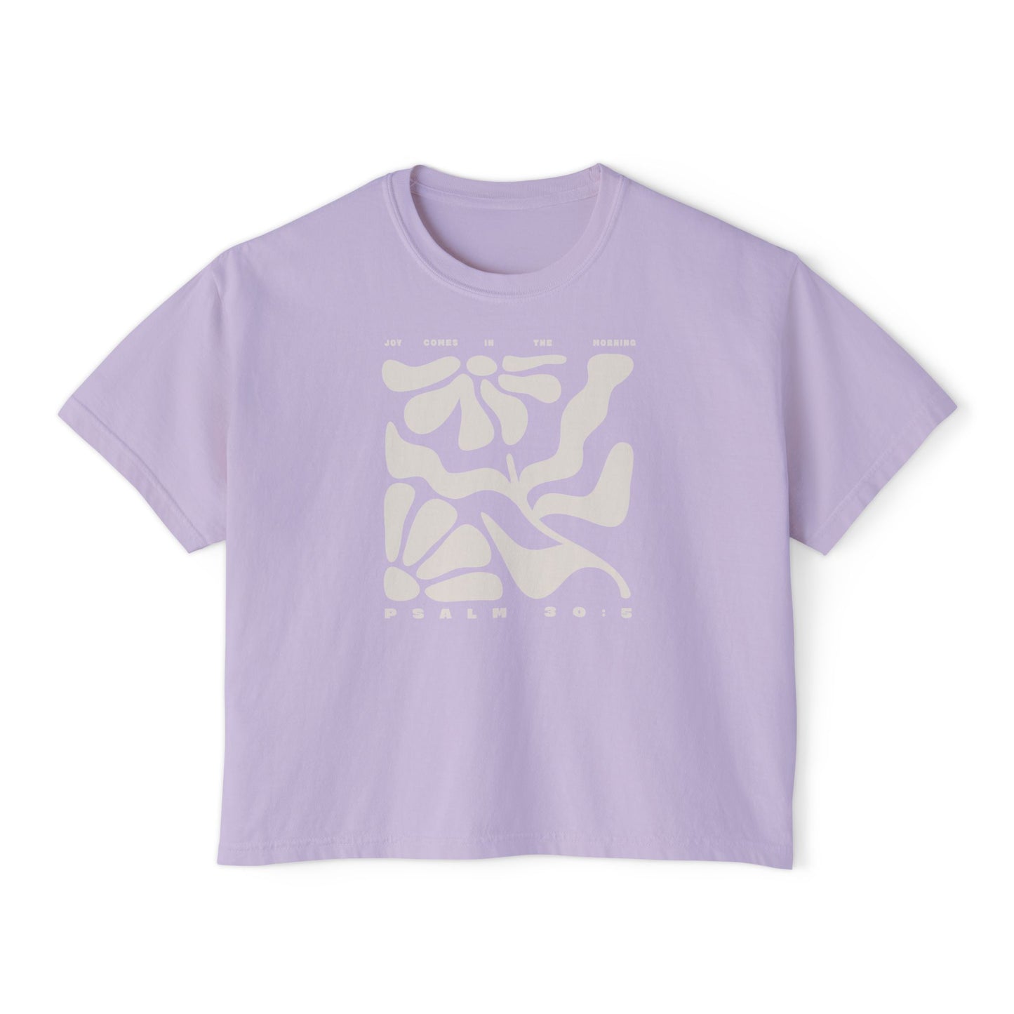 Joy Comes In The Morning | Boxy Tee (Comfort Colors)