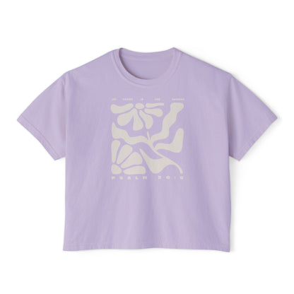 Joy Comes In The Morning | Boxy Tee (Comfort Colors)