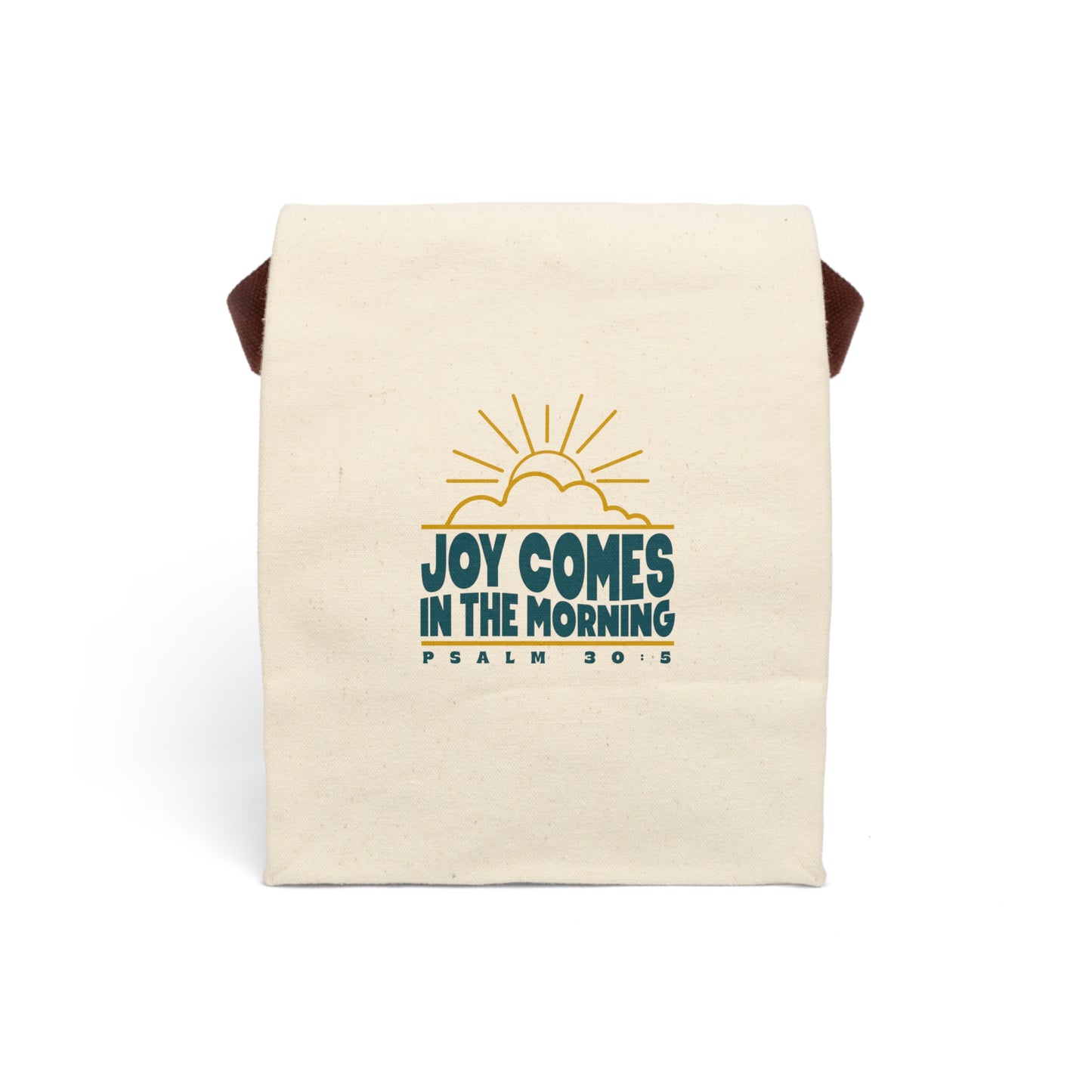 Sunrise Joy Comes in the Morning | Canvas Lunch Bag