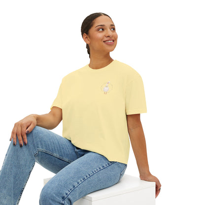 Joyfully Winging It | Boxy Tee Pocket Size Print (Comfort Colors)