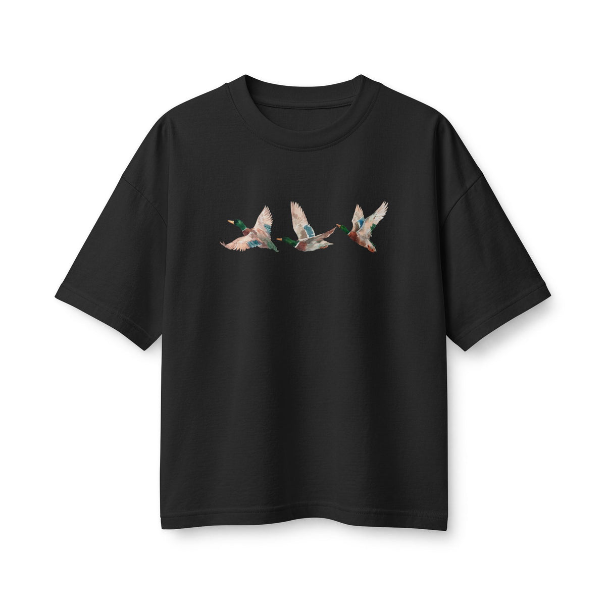 Watercolor Ducks | Boxy Tee (Bella+Canvas)